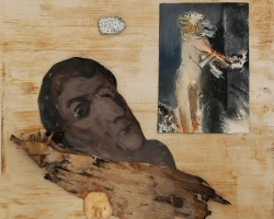 Ex Voto N8 1988 Tech Mixte Sur Bois