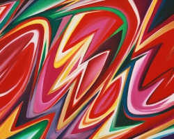 Rencontre 8 1968 Acrylique Sur Toile 203X130 Cm